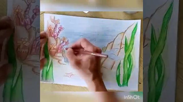 подготовка к мастер-классу "Морские глубины"