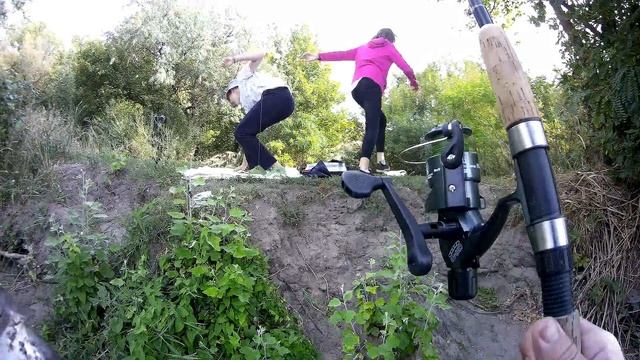 С детьми на рыбалку