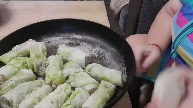 фкусная минутка-суп из интернета и 5ть блюд одновременно в одной сковороде