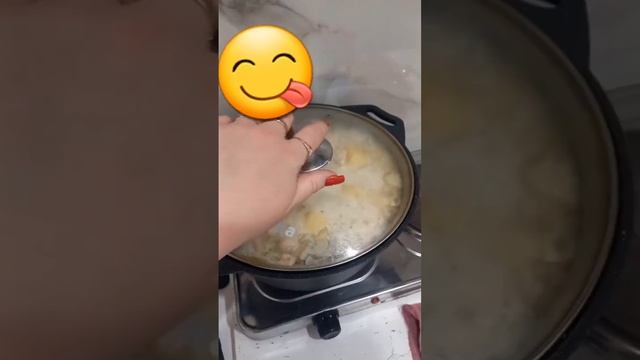 Куриное филе с картошечкой в сливочно-сметанном соусе 😋
