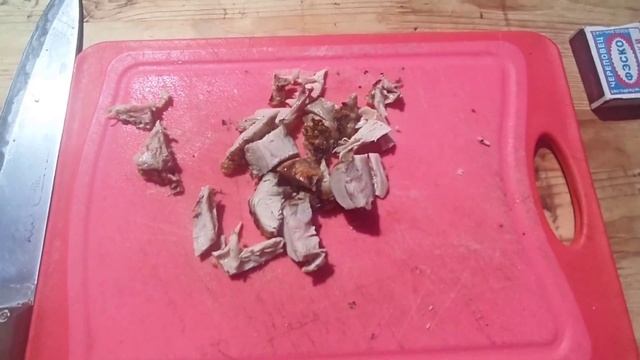 Яичница на открытом огне