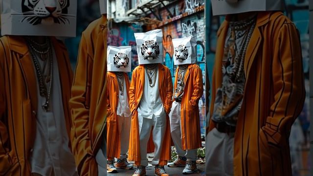 Tigers are gangsters #ai #cats #aicat #cat #catcute #cutecat