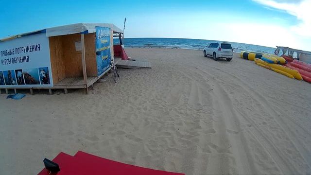 Витязево пляж вездеход Охотец