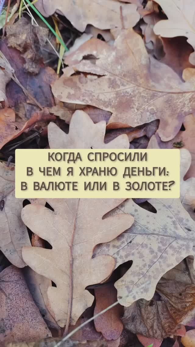 Когда спросили в чём я храню деньги: в валюте или в золоте? 🤪
#мышление #образование #инвестиции