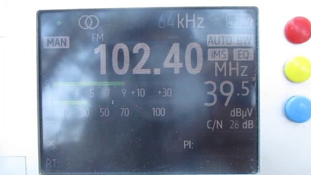 [Tropo] 102.4 h Jouluradio (Mikkeli/Majavesi)(Finland)(South Savo)~155 km 79m 293° 1 kW (ERP)