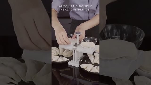 Automatic Double Head Dumplings #ytshorts #shorts #viral #food