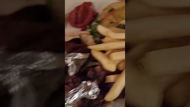 hummus and meat, arayes meat. #amazing  #shortvideo