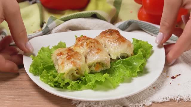 Рецепт этих куриных рулетов ищут все! Просто и вкусно.