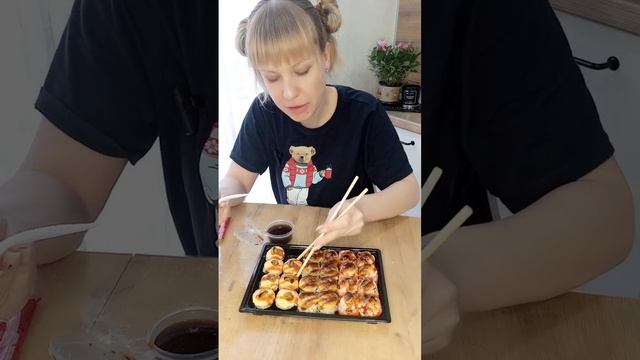 шикарные роллы в "Палки Скалки" #мукбанг #обзоры
