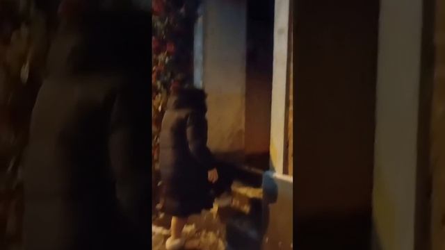 Зайти в кафе невозможно, Скользкие ступеньки, 15. 12. 2024, Москва