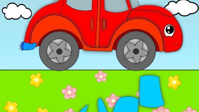 Собери машину и она поедет игра для детей