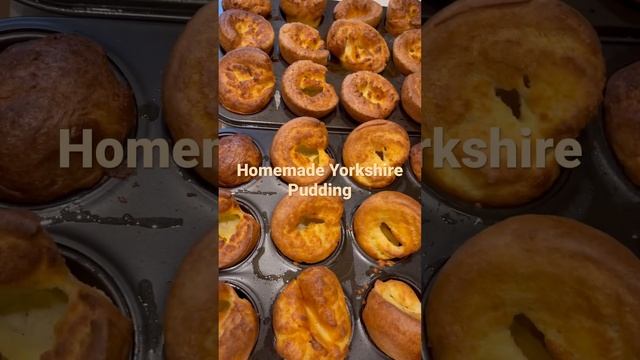 Homemade Yorkshire Pudding #shorts
