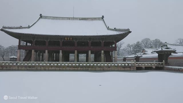경복궁 폭설에 외국인들이 너무 즐겁습니다. 서울 폭설, 서울 경복궁 여행,