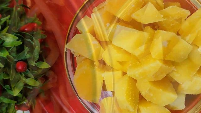Овощной набор из зелёной фасоли и картофеля ВКУСНО!!!