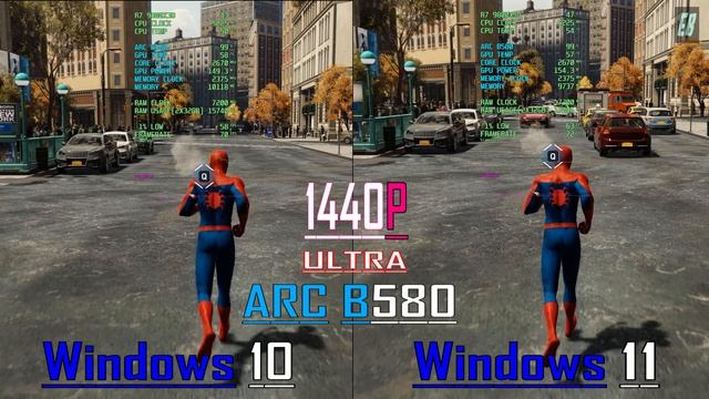 Windows 10 vs Windows 11 - ARC B580 @12GB // which is better for Gaming?