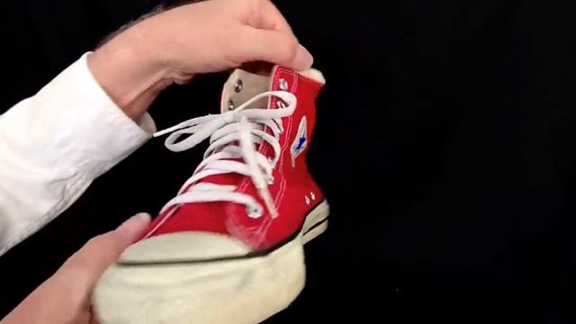 Vintage USA-MADE Converse All Star Chuck Taylor shoes sz 9.5 red, NICE!  at collectornet.net