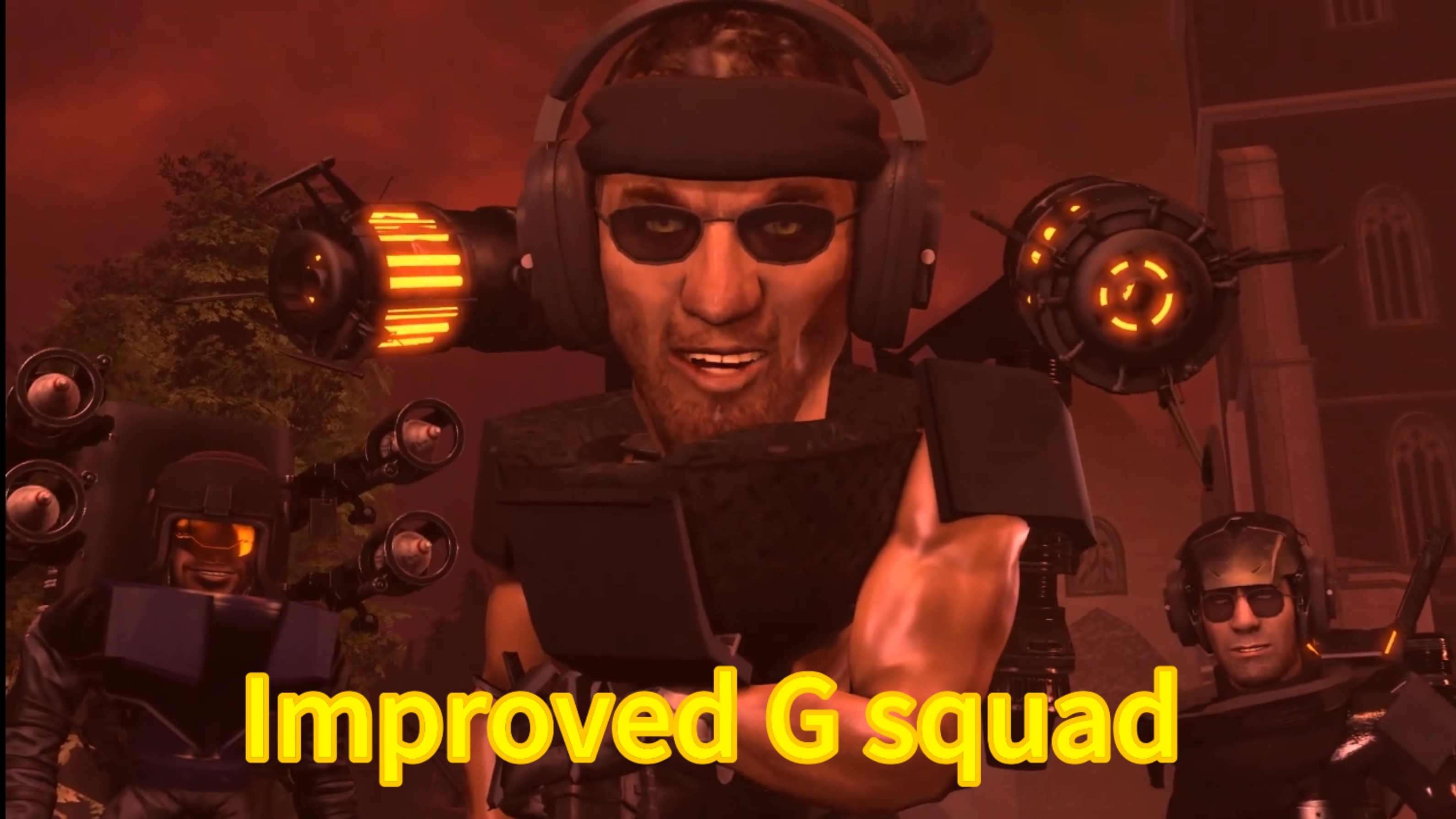 Improved G squad vs astro toilets