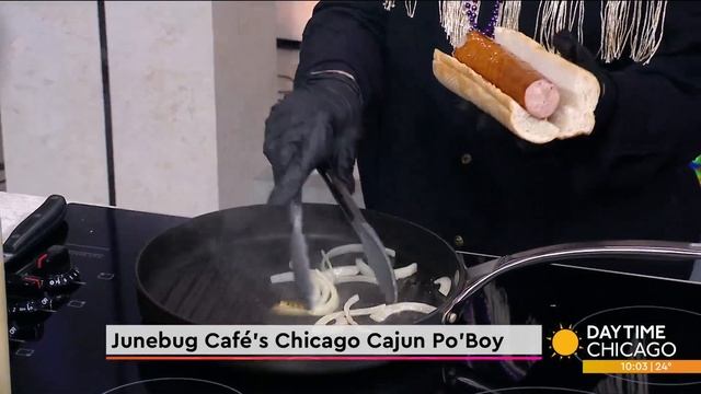 Junebug Café’s Chicago Cajun Po’Boy