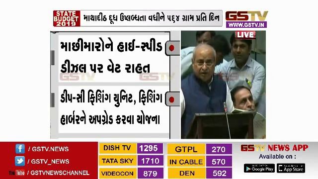 Gujarat Budget 2019 :માછીમારોને High Speed Diesel પર વેટ રાહત