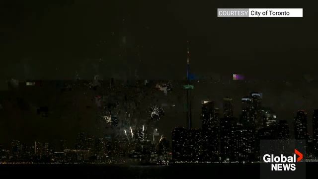 New Year's 2025_ Toronto puts on vibrant fireworks display over waterfront