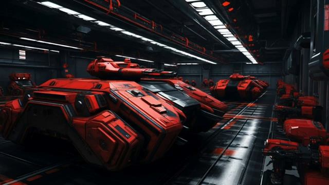 War fleet of the Red Sun