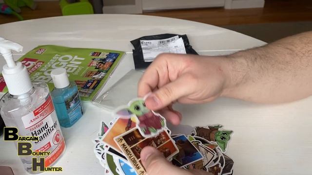 AWESOME Star Wars Mandalorian Stickers WICKED Cheap | Baby Yoda Stickers | AliExpress | Unboxing