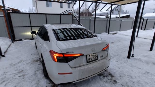 Honda Civic прибыл в Москву к своему владельцу