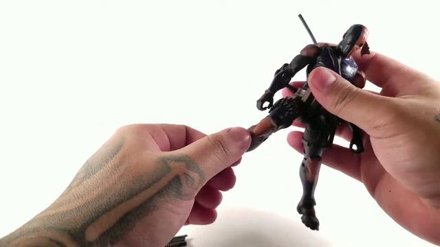 Custom marvel legends Deathstroke action figure review