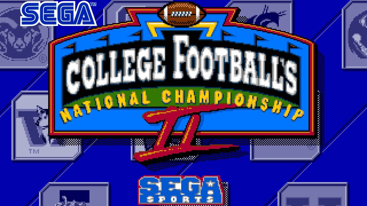 College Football's National Championship II | intro , Sega Mega Drive (Genesis).