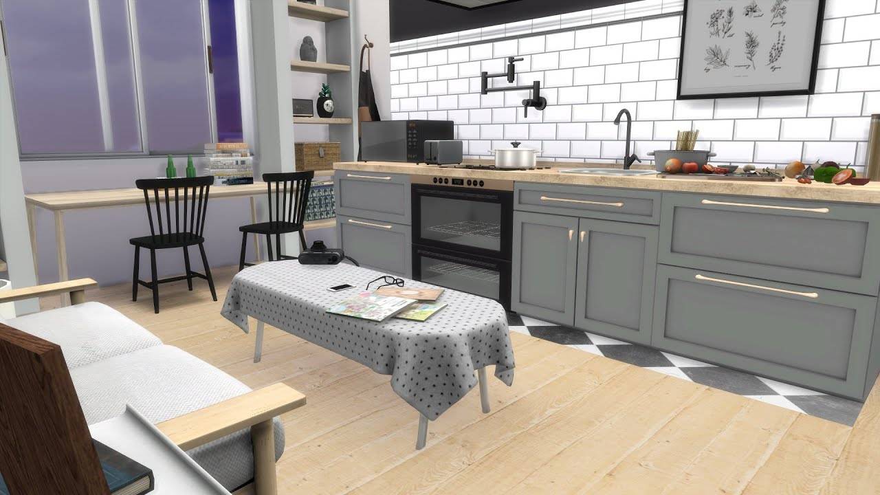 BOY & GIRL BESTIE APARTMENT _ The Sims 4 (360p)