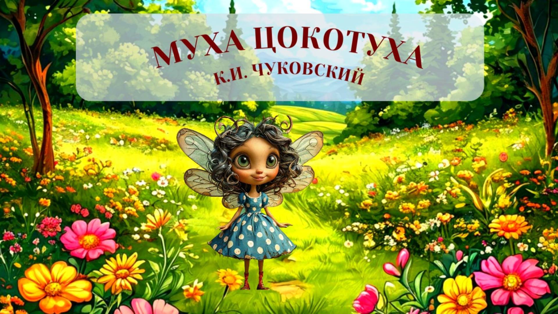 Муха - Цокотуха сказка для детей К.И. Чуковского. Мультфильм.