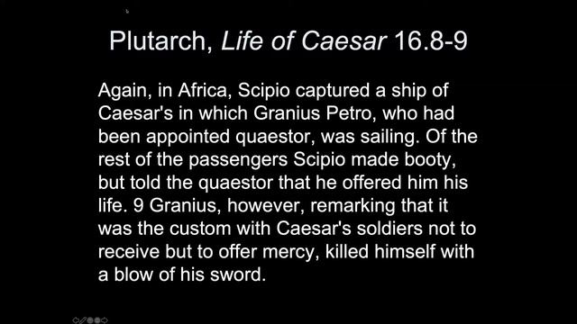Plutarch's Life of Julius Caesar: Biography in Rome, early Christianity, and the Middle Ages # 6: