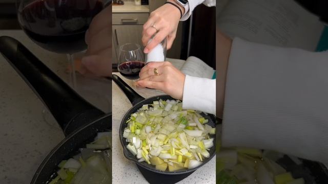 Julia Childs favorite, potato and leek soup!