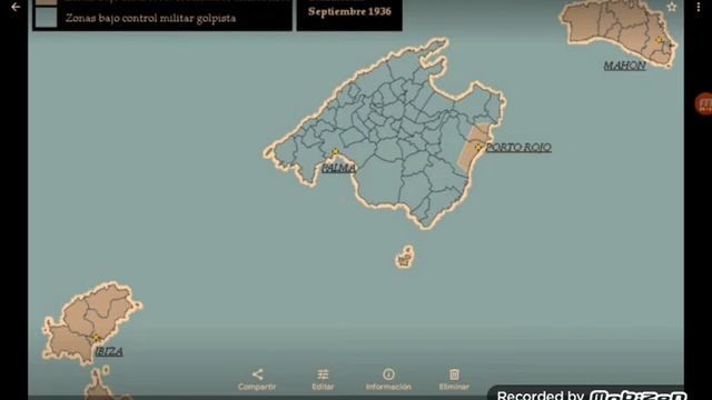 Baleares en 1936