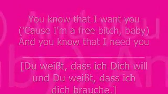 Lady Gaga-Bad Romance German/English Lyrics