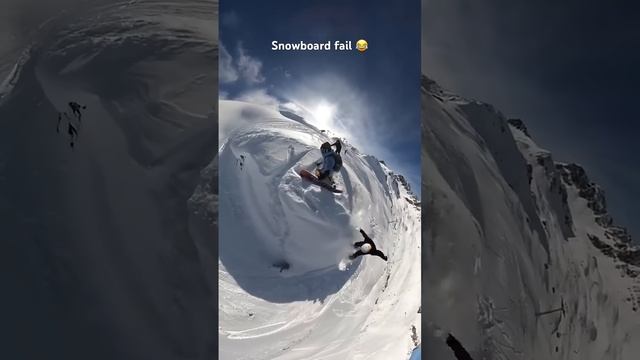 Moments before disaster #snowboarding #skiing #trending #shorts