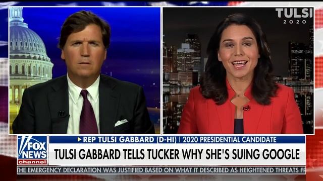 Tulsi Sues Google