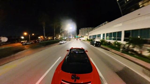 Midnight Cruise in Miami: Porsche 911 Convertible Ride