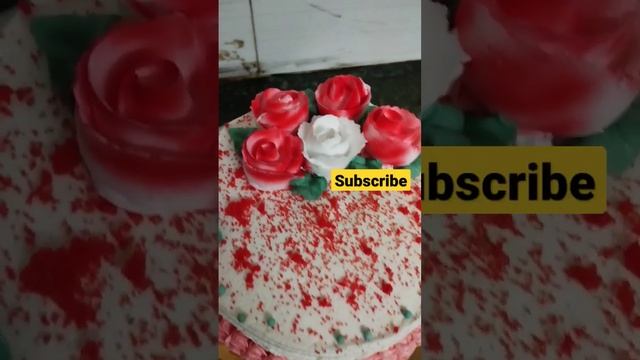 Red Velvet Cake Design | Birthday Cake Design 16/01/23 #frissbakecorner