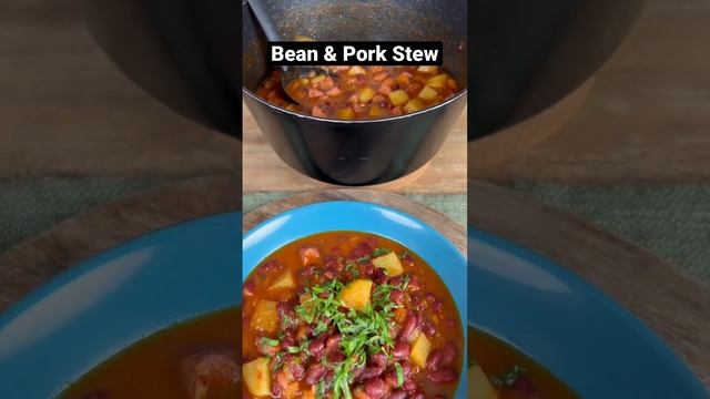 Bean & Pork Stew | Recipe coming soon #shorts #beanstew #porkstew