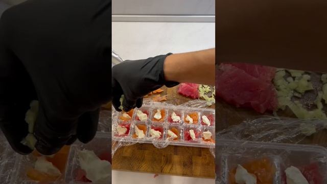 Суши за 5 хвилин! #shorts #sushi #seafood #суши #морепродукты #рецепт