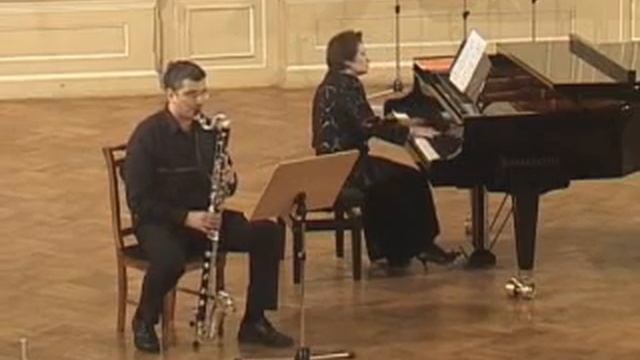 Bozza Ballada for Bass Clarinet & Piano
исп. Юрий Зюряев и Эдда Акопян