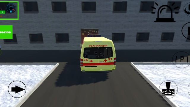 геймплей игры Russian ambulance simulator