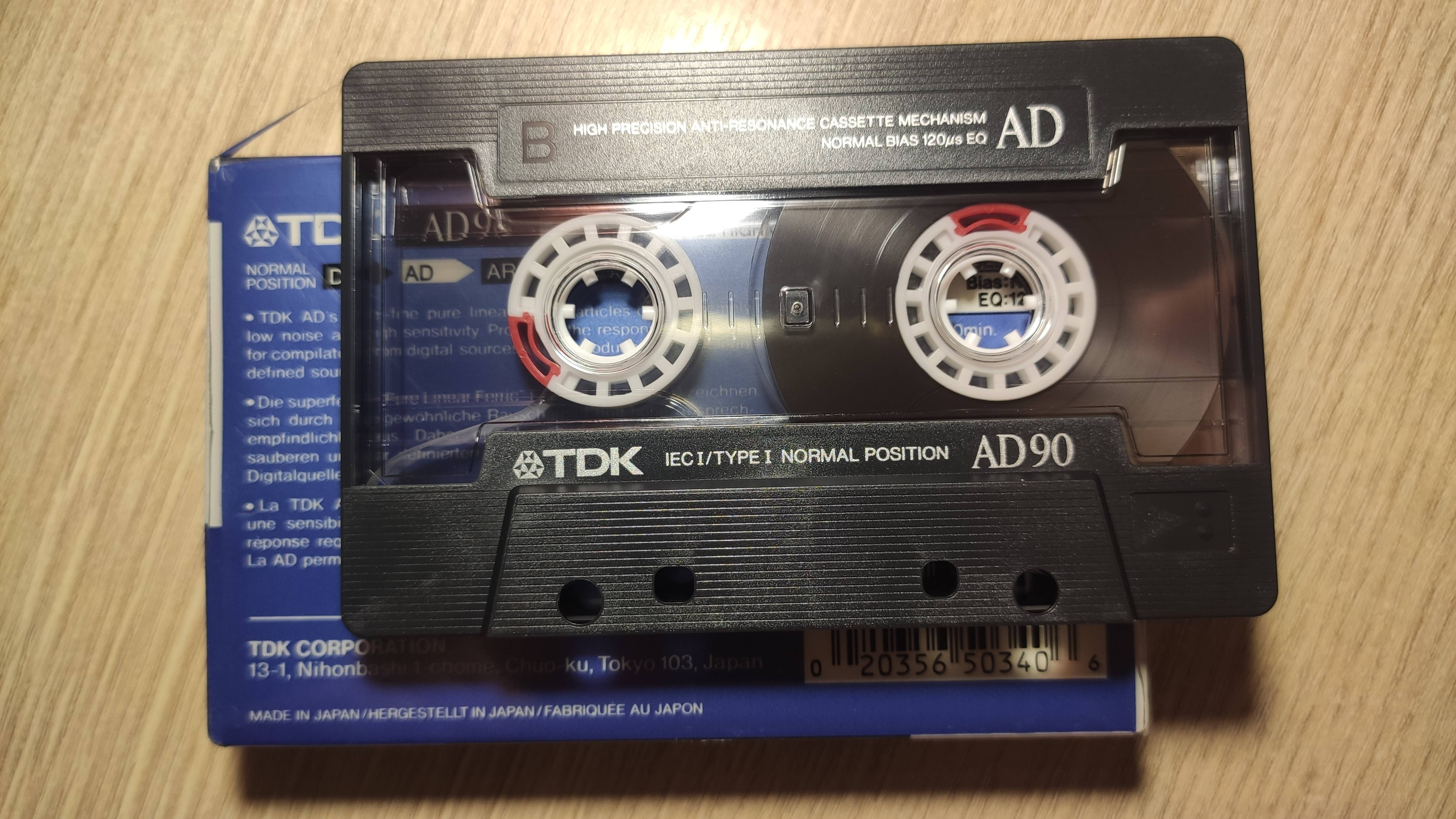 Калибровка свежераспечатанной  "адской" TDK AD 1988 года на Pioneer T770-S