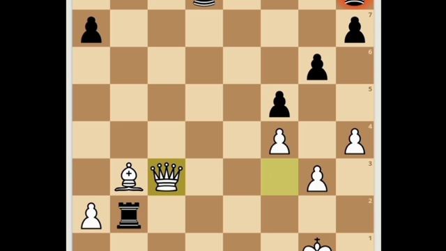 Шахматная задача. Мат в три хода. Белые начинают и выигрывают