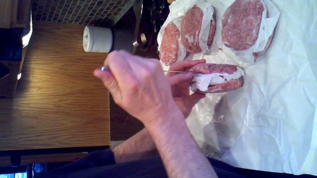 How to break apart our frozen patties