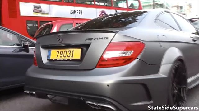 ГРОМКАЯ серия C63 AMG Black в Лондоне!