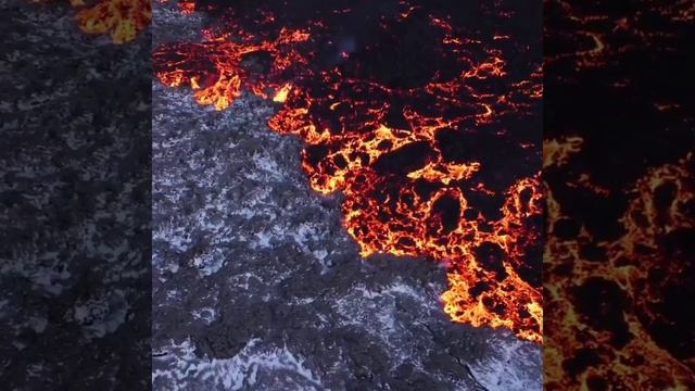 В Исландии защитные сооружения отвели поток лавы от геотермального курорта.
