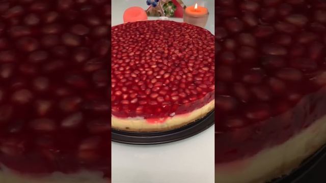 تورته 🎂 جيلي الفراوله🍓 بالرمان 18/12/2021 Tart strawberry jelly with pomegranate 18 ديسمبر، 2021