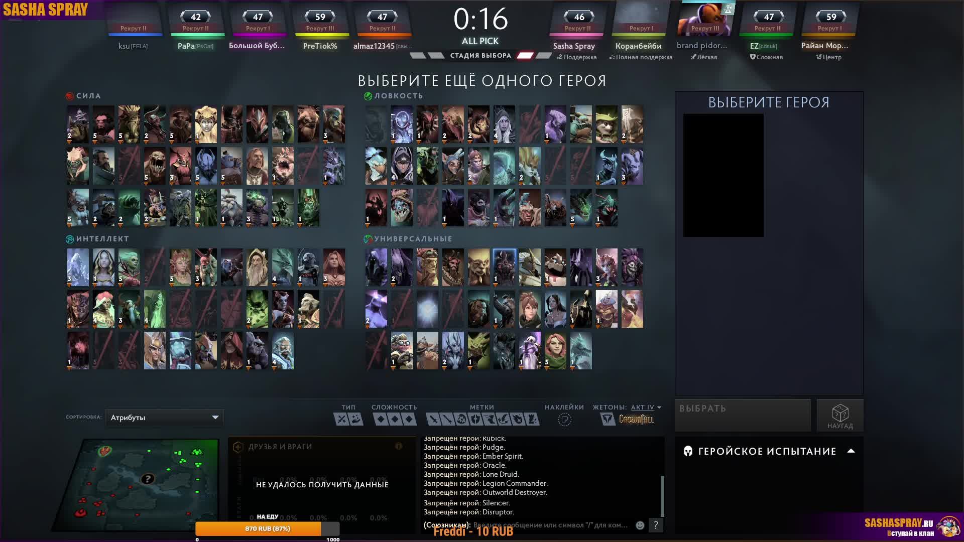 #Dota2 | #Чума | #SashaSpray